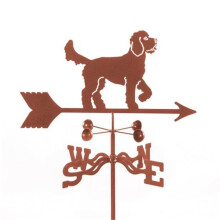 EZ Vane EZ1410-PT Golden Doodle Dog Weathervane with Post Mount