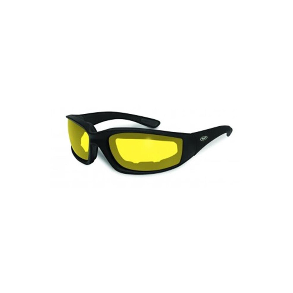 Safety Kickback Z Anti-Fog Safety Glasses With Yellow Tint Lens 787217762838