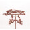 EZ Vane EZ1012-PT Corvette C3 Car Weathervane with Post Mount 1