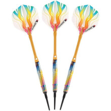 Elkadart 21-3153-18 18 g Rainbow Tungsten Barrel Soft-tip Darts Set