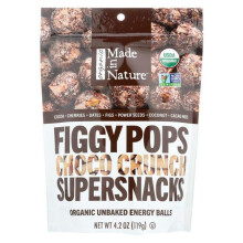 Made in Nature 1889658 4.2 oz Choco Crunch Figgy Pops - Case of 6