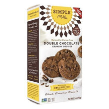 Simple Mills, Knusper-Mandelmehl-Kekse, Doppel-Schokolade, 5,5 oz (156 g)