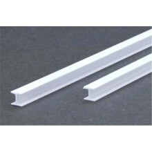 EverGreen EVG287 0.25 in. - 6.4 mm H Column Styrene Railroad Scratch Building Supply, Opaque White