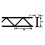 Plastruct PLS90415 0.5 in. Warren Open Web Truss 1