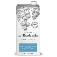 Milkadamia 277342 32 fl oz Milk Unsweetened Macadamia, Pack of 6