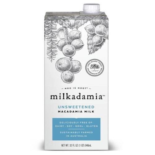 Milkadamia 277342 32 fl oz Milk Unsweetened Macadamia, Pack of 6