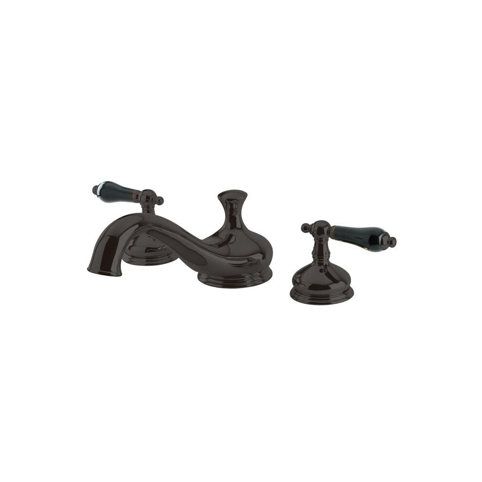 Kingston Brass Ks3335pkl Roman Tub Filler With Cross Handle, Oil Rubbed Bronze 663370304095