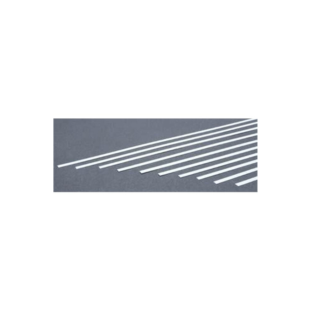 Evergreen Evg148 0.04 X 0.19 In. Styrene Strips Railroad Scratch Building Supply, White