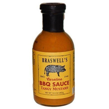 Braswell 299478 13.5 oz Sauce Barbecue Tangy Mustard - Pack of 6