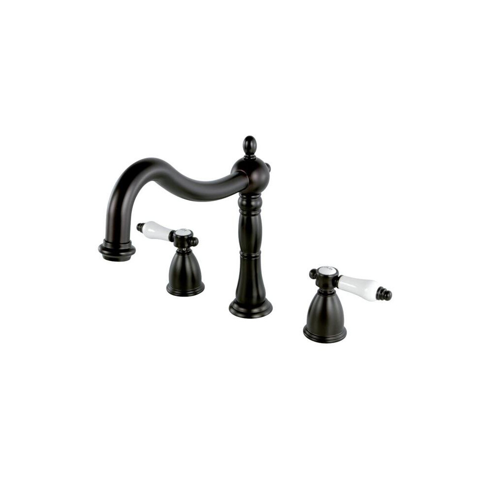 Photos - Other Bathroom Accessories Kingston Brass KS1345BPL Roman Tub Filler with Lever Handle, Oil Rubbed Bronze