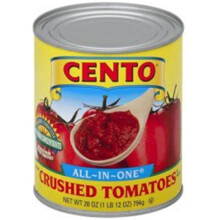Cento 223319 28 oz Tomato Chunky Crushed - Pack of 12