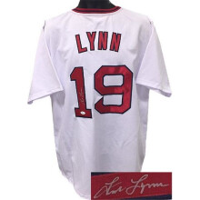 RDB Holdings & Consulting CTBL-018282N Fred Lynn Signed White TB Custom Stitched Baseball Jersey, JSA Hologram - Extra Large