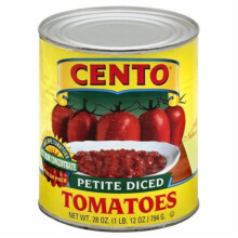 Cento 223320 Diced Petite Tomatoes, 28 oz.