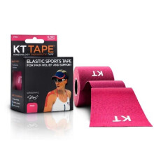 KT Tape Original Kinesiologisk Elastisk Tape, 16ft Rulle, Rosa