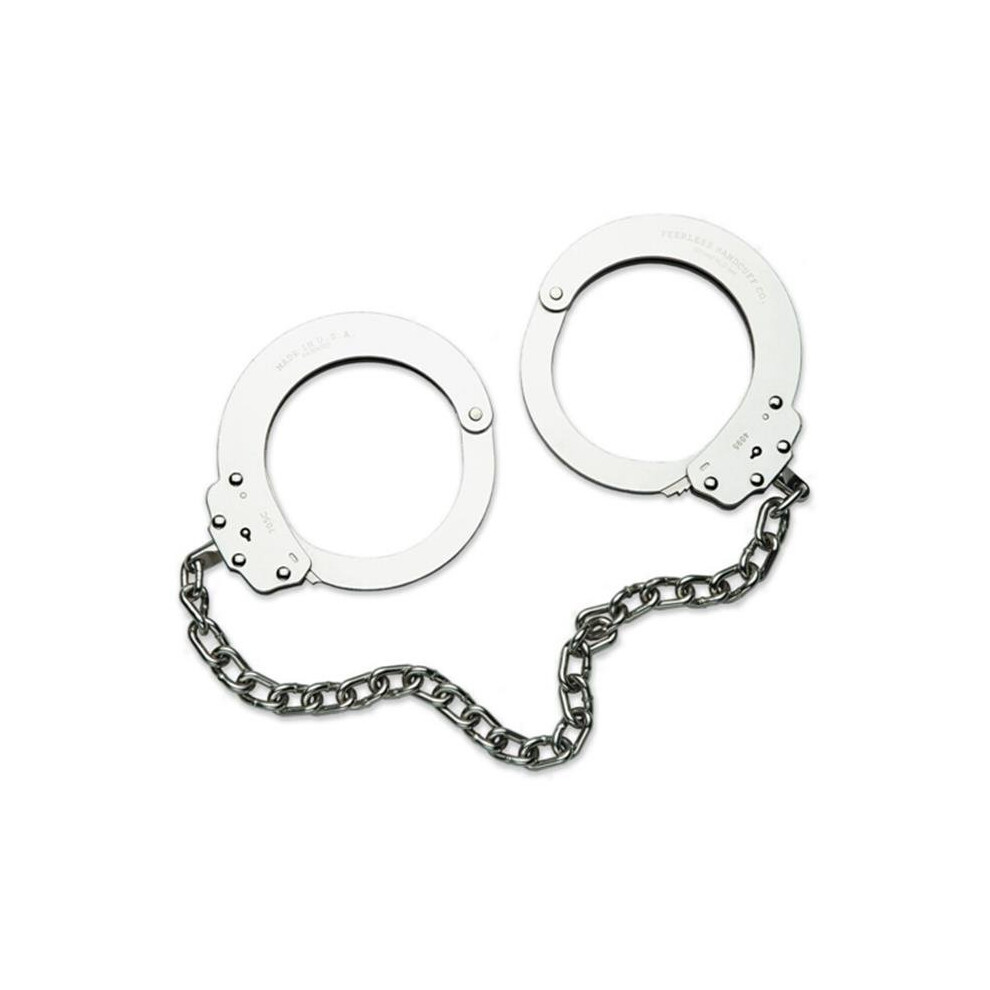 Peerless Handcuff Pr-4750 Oversize Leg Iron Handcuff, Nickel