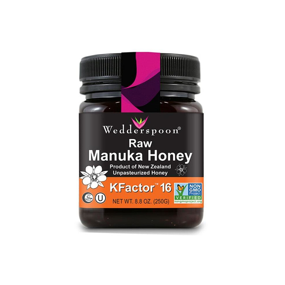 Wedderspoon 276742 8.8 Oz Raw Manuka 16 Kfactor Honey, Pack Of 6