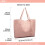 Miss Lulu (Pink) Miss Lulu Women's PU Leather Soft Pebbled Handbag 4