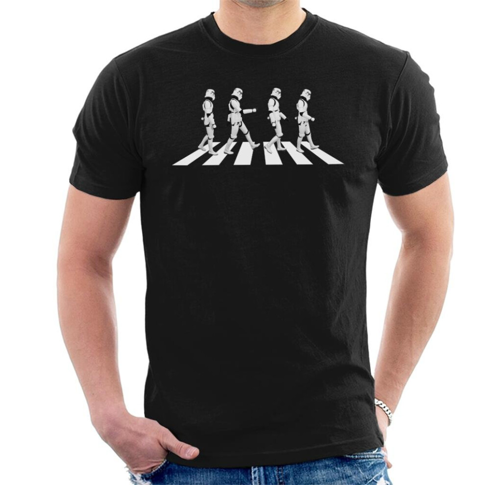 (Medium, Black) Original Stormtrooper Abbey Road Men's T-Shirt