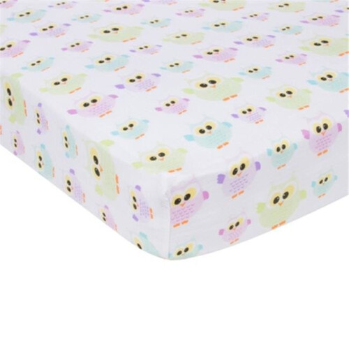 MiracleWare 7446 Owls Muslin Crib Sheet