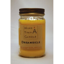 More Than A Candle DMS16M 16 oz Mason Jar Soy Candle&, Dreamsicle