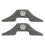 Allstar Performance ALL60039 1.5 in. Header Tab Kit - Pack of 2 1