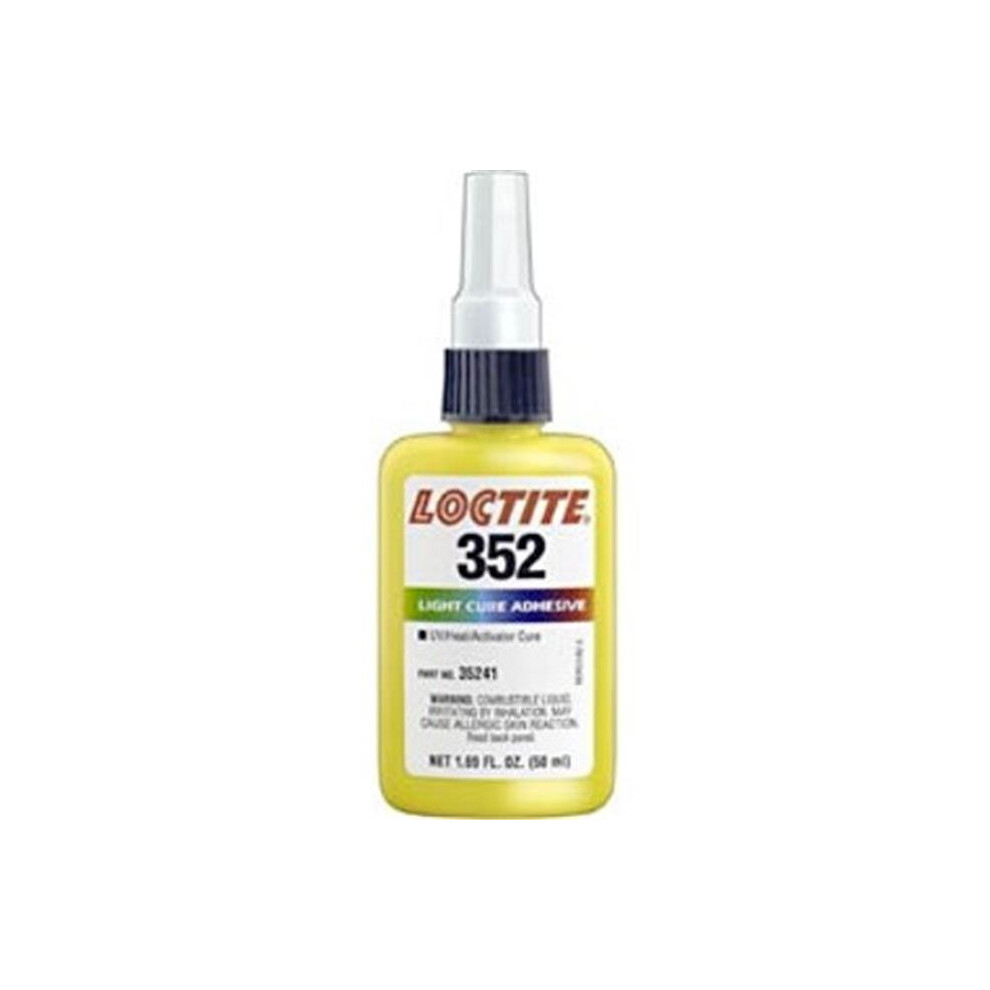 Loctite 442-35241 50 Ml Uv Cure Adhesive - High-Viscosity, Flexible Bond For Glass & Materials Light