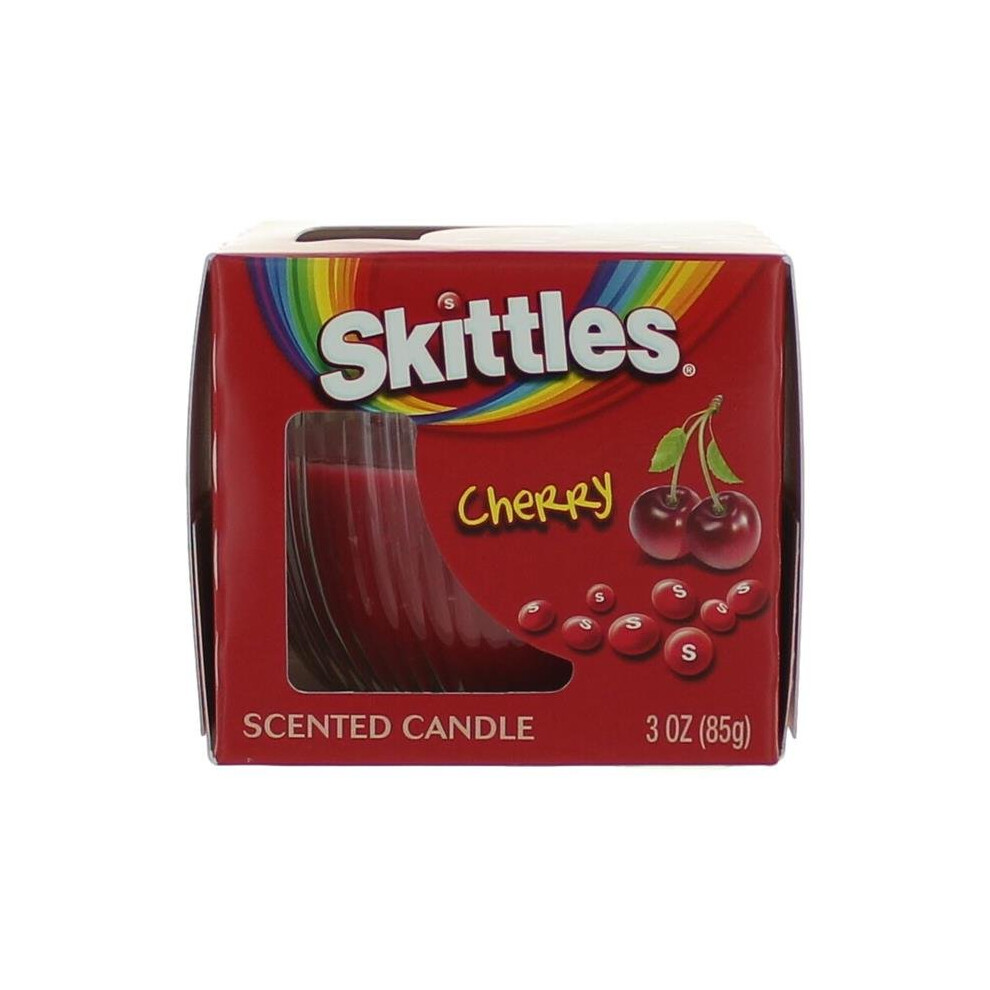 Skittles cskitc381 3 oz Scented Candle Jar for Cherry