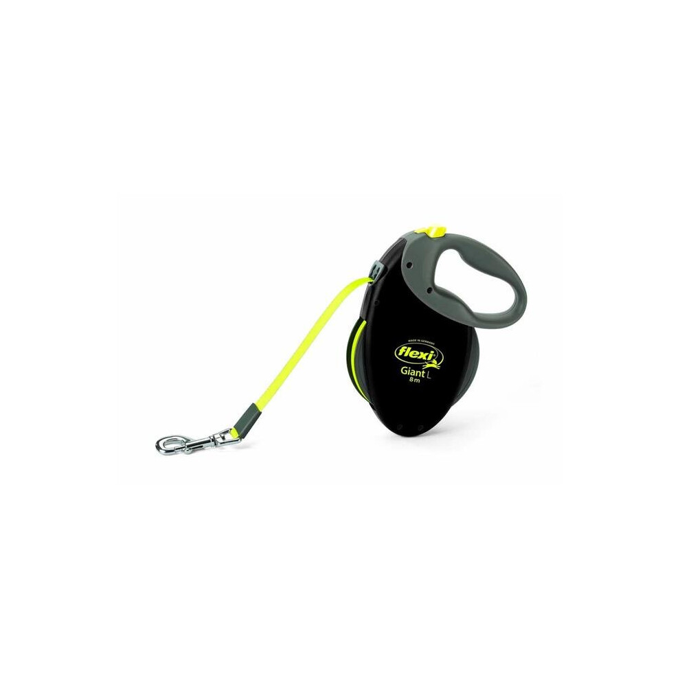 Flexi 840317101553 26 ft. Giant Retractable Tape Dog Leash - Large, Black