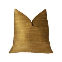 Plutus PBRA2295-2424-DP Beverly Gold Luxury Throw Pillow, 24 x 24 in.