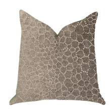 Plutus PBRA1391-2424-DP Bubbly Gal Luxury Throw Pillow in Beige Tones, 24 x 24 in.