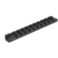 NcStar MRUB1022V2 10 by 22 Generation2 Receiver Picatinny Ruger Mount - Black