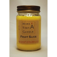 More Than A Candle FTS16M 16 oz Mason Jar Soy Candle, Fruit Slice