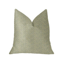 Plutus PBKR2003-2424-DP Alpine Maize Blue & Beige Luxury Throw Pillow, 24 x 24 in.