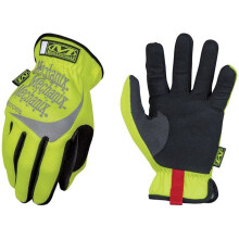Motorrad-Rennhandschuhe Mechanix Wear Safety Fast Fit - neongelb