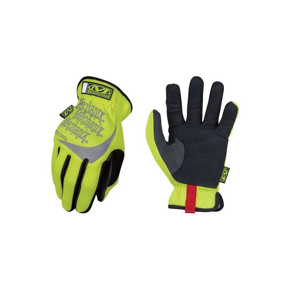 Photos - Safety Equipment Mechanix Wear 484-SFF-91-009 Safety FastFit High Visibility Gloves, Yellow - Medium, Pack of 10 Yellow 484-SFF-91-009