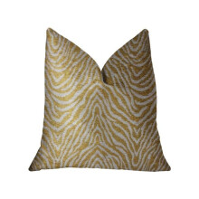 Plutus PBRA2318-2626-DP Oasis Waves Yellow & Beige Luxury Throw Pillow, 26 x 26 in.