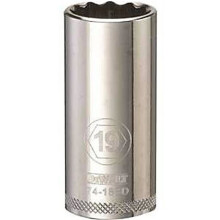 Stanley Tools 7515463 DWMT74188OSP 0.375 Drive 12 Point Socket, 19 mm
