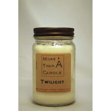 More Than A Candle TWT16M 16 oz Mason Jar Soy Candle, Twilight