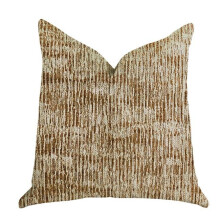 Plutus PBRA1328-2626-DP Ebony Russet Textured Luxury Throw Pillow, 26 x 26 in.