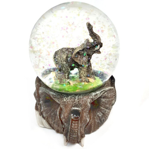 Ravensden Elephant Snow Globe - Collectable Gift Idea Decoration