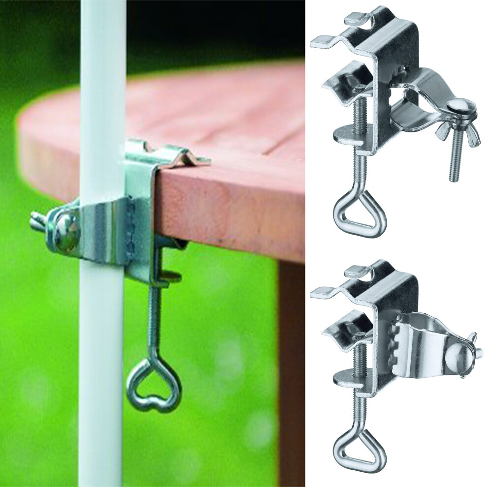 GEEZY Adjustable Table Balcony Umbrella Clamp