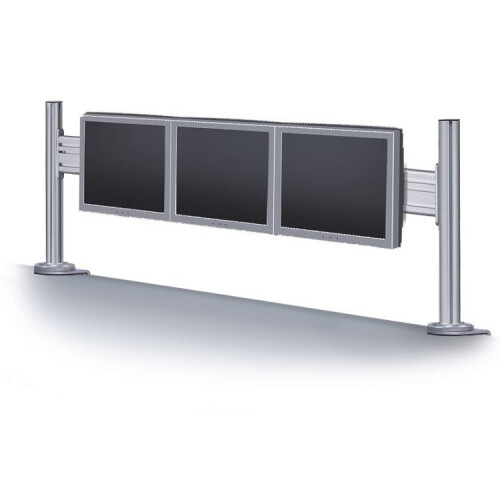 NEWSTAR Support de table - Montage sur bureau pour 2 écrans LCD - Taille d'écran : 19"-30" - Noir