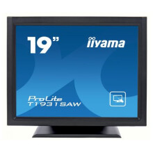 iiyama ProLite T1932MSC-B5X touch screen monitor 48.3 cm (19") 1280 x 1024 pixels Black Multi-touch Tabletop