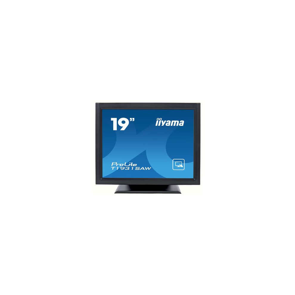 iiyama ProLite T1932MSC-B5X touch screen monitor 48.3 cm (19") 1280 x 1024 pixels Black Multi-touch Tabletop