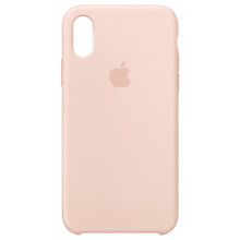 Genuine Apple Silicone Case Back Cover for iPhone XS Max - Pink Sand (MTFD2ZM/A)