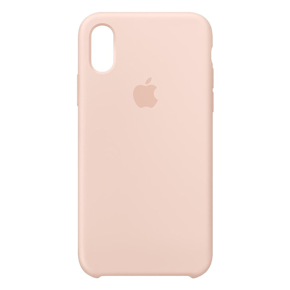 Genuine Apple Silicone Case Back Cover for iPhone XS Max - Pink Sand (MTFD2ZM/A)