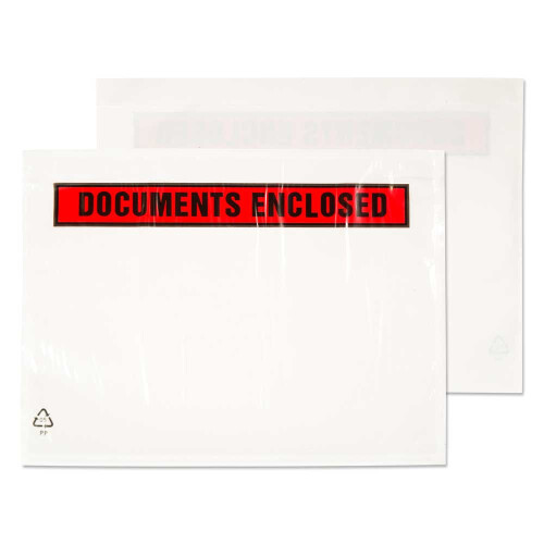 Blake Purely Packaging A6 168x126mm Printed Document Enclosed Wallet (Pack 1000)