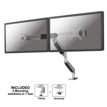 Flat screen support - NEWSTAR - FPMA-D750BLACK - Zwart - 10-32 inch - Hoogte verstelbaar