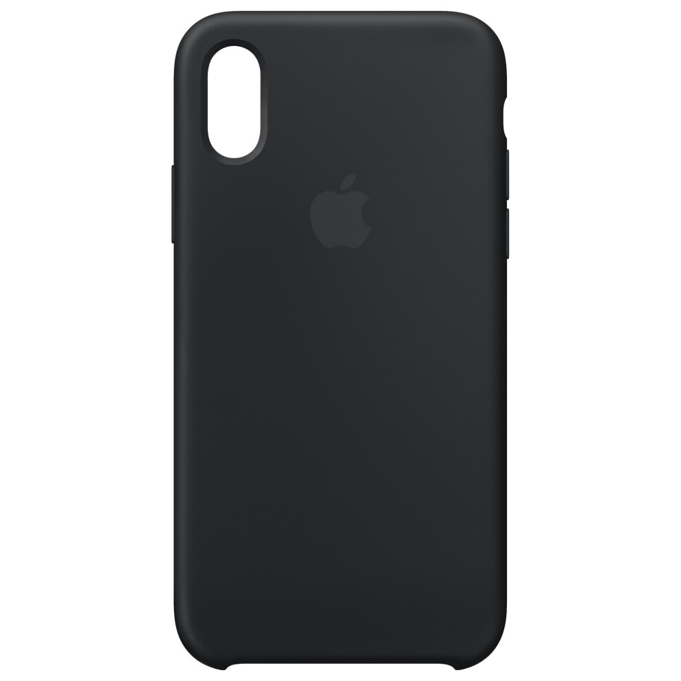 Genuine Apple Silicone Case Cover for iPhone XS Max - BLACK (MRWE2ZM/A)