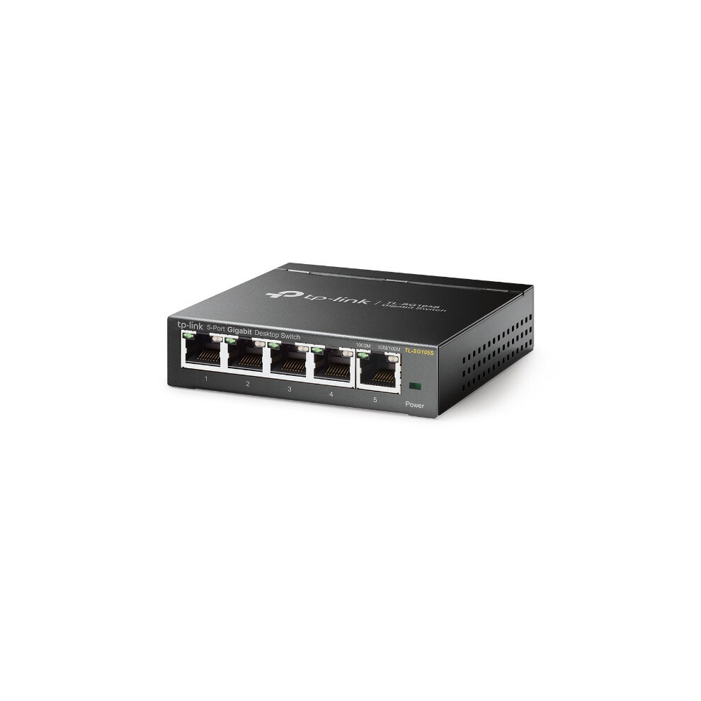 TP-LINK TL-SG108S network switch Unmanaged L2 Gigabit Ethernet (10/100/1000) Black
